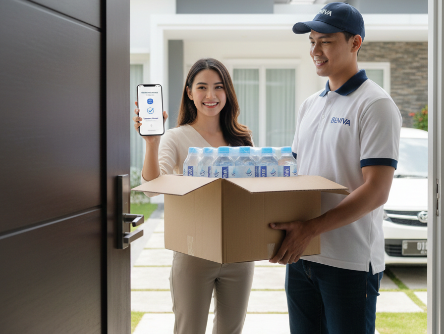 Pesan Air Mineral Online, Praktis dan Cepat Sampai